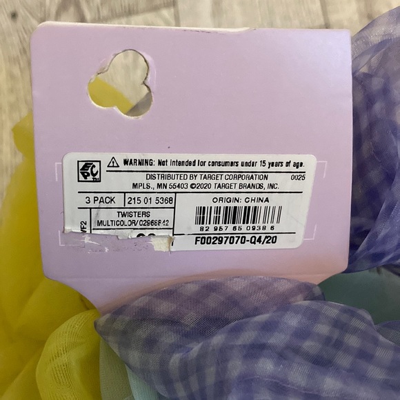 Wild Fable Target Sheer Multicolor Jumbo Hair Twister Scrunchie Set - Picture 4 of 5